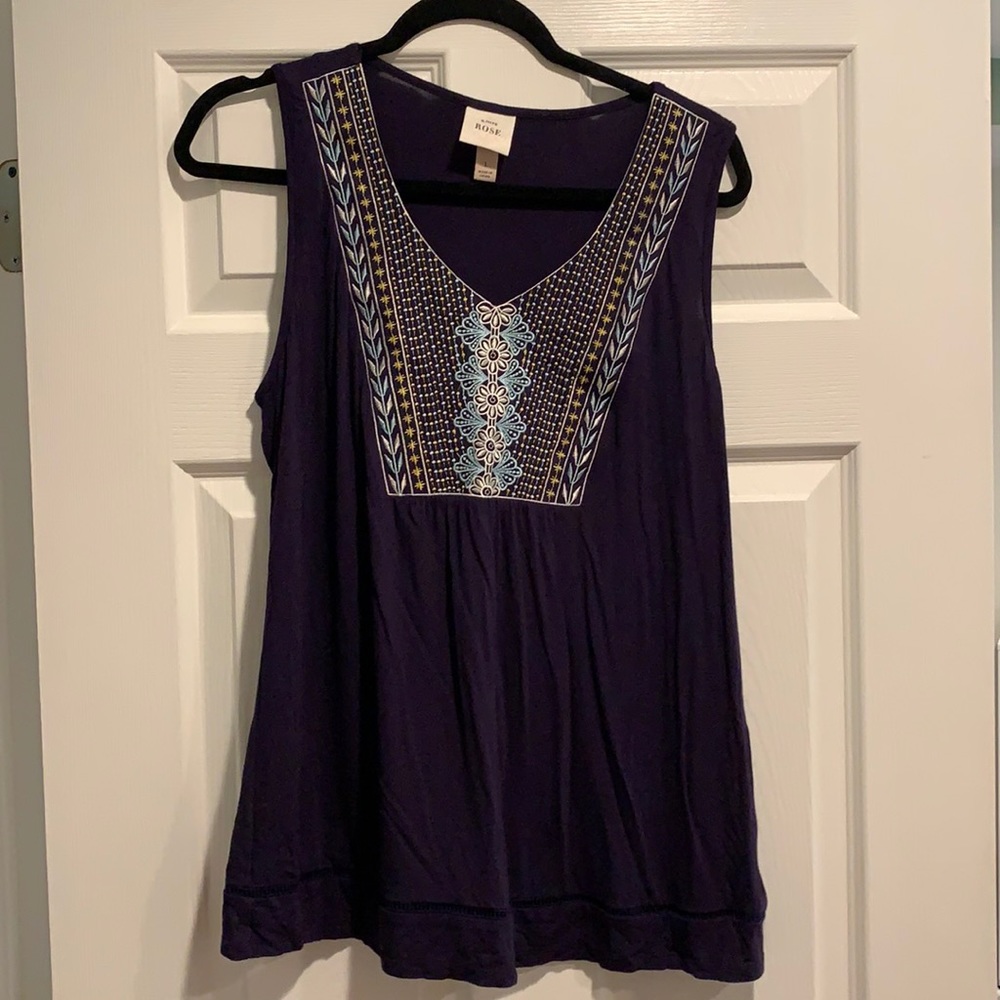 Knox Rose-size L-navy tank top